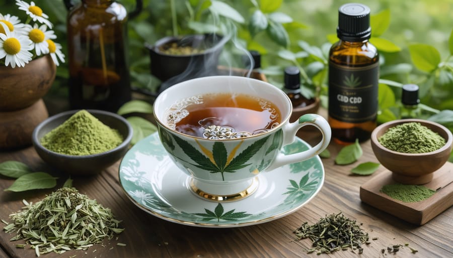 Sipping Serenity: Unveiling CBD-Infused Tea Benefits Compared to CBD Gummies